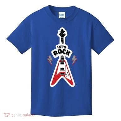 Let's Rock Guitar Kids T-Shirt