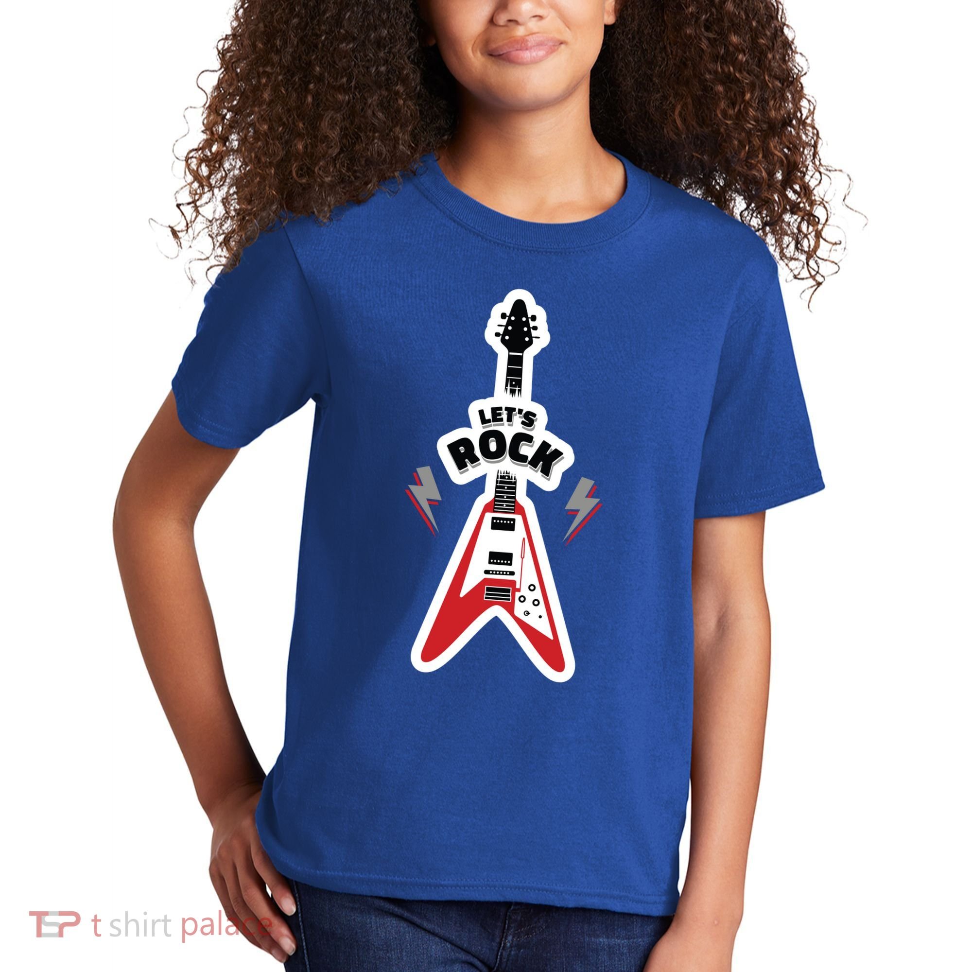 Let's Rock Guitar Kids T-Shirt