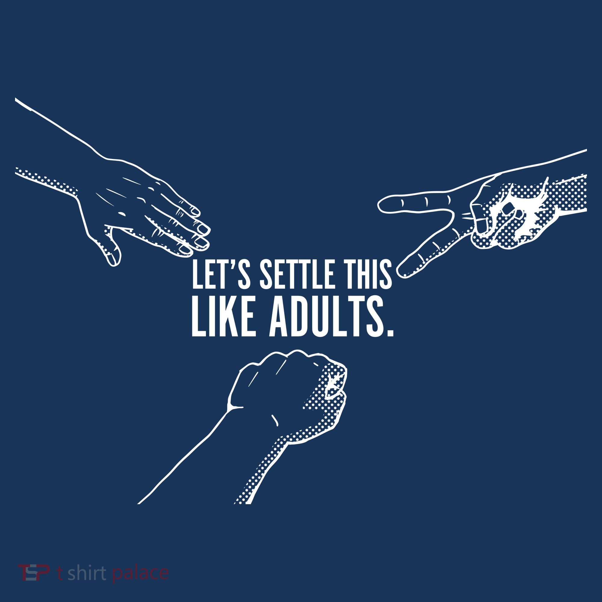Let's Settle This Like Adults Mousepad