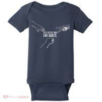 Let's Settle This Like Adults Baby Bodysuit thumb 0