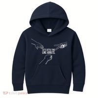 Let's Settle This Like Adults Kids Hoodie thumb 0