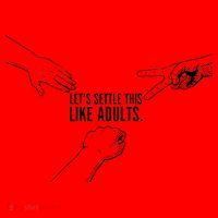 Let's Settle This Like Adults Santa Hat thumb 1