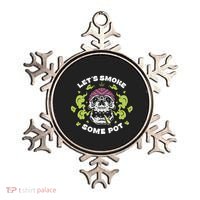 Let's Smoke Some Pot Skull Ornament thumb 0