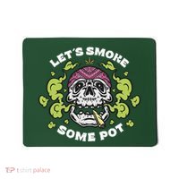 Let's Smoke Some Pot Skull Mousepad thumb 0