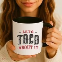 Lets Taco About It Coffee Mug thumb 3