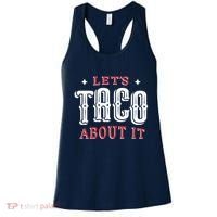 Lets Taco About It Women's Tank Top thumb 0