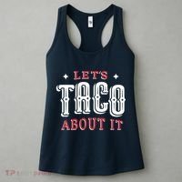 Lets Taco About It Women's Tank Top thumb 3