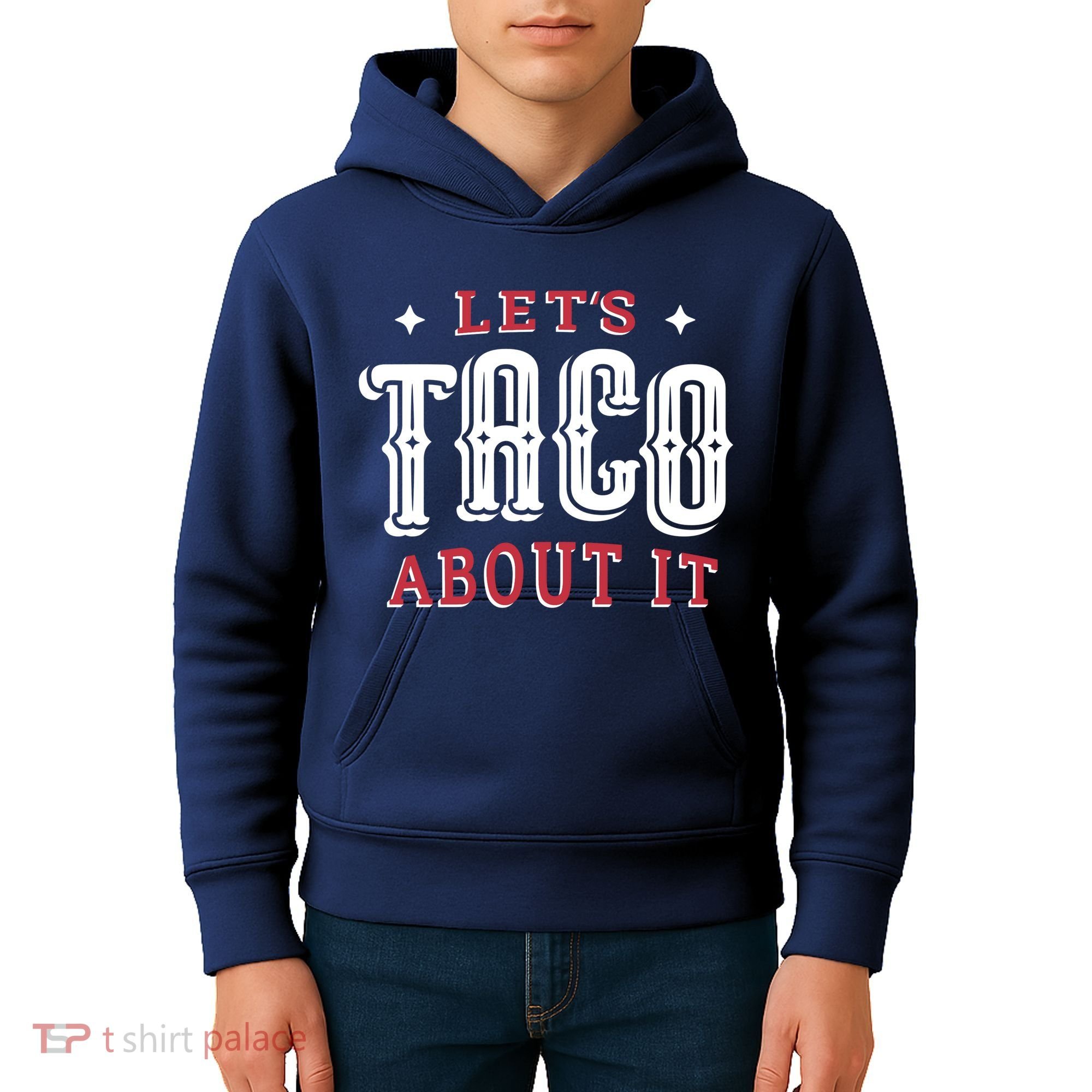 Lets Taco About It Kids Hoodie