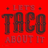 Lets Taco About It Santa Hat thumb 1