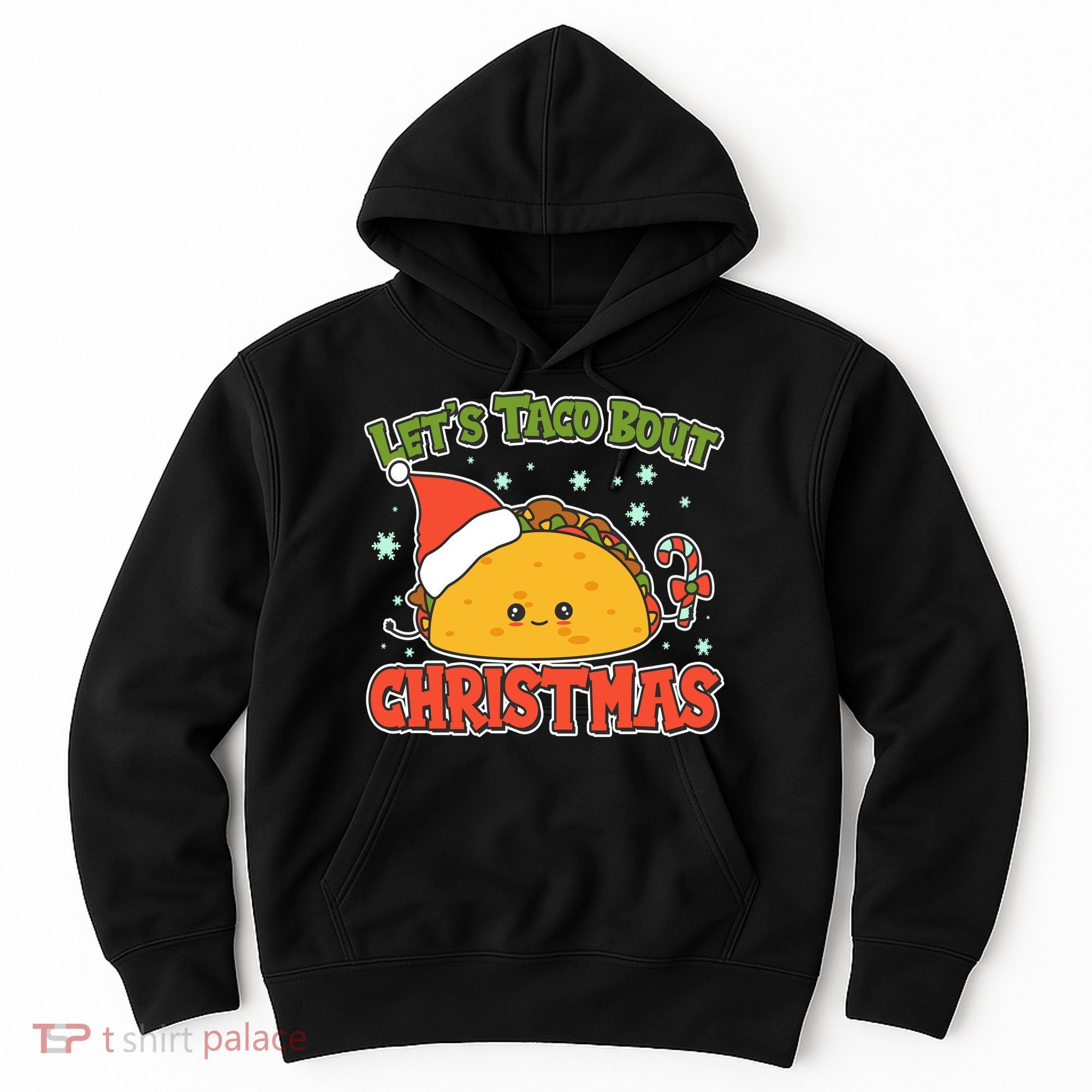 Let's Taco Bout Cute Funny Christmas Hoodie