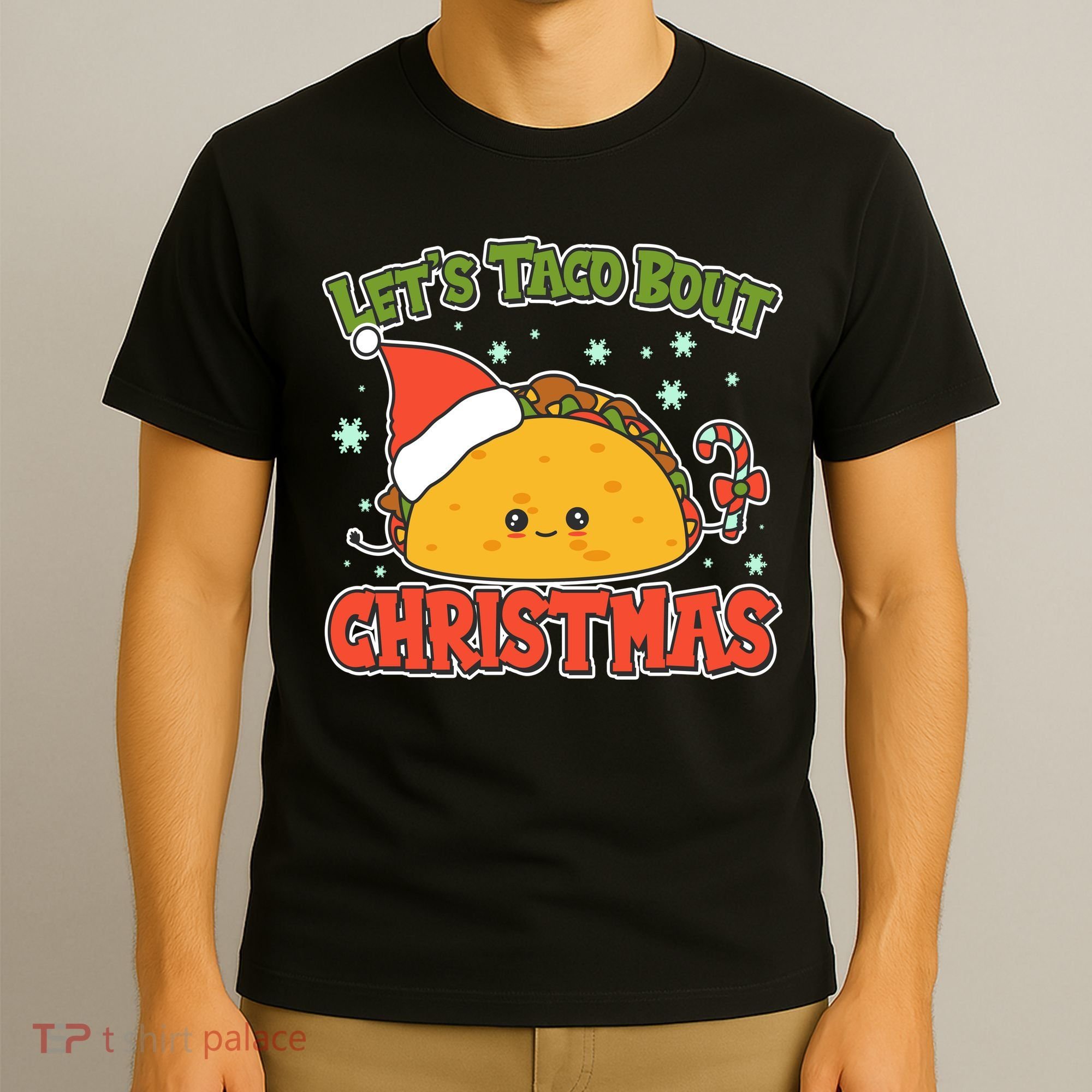 Let's Taco Bout Cute Funny Christmas T-Shirt