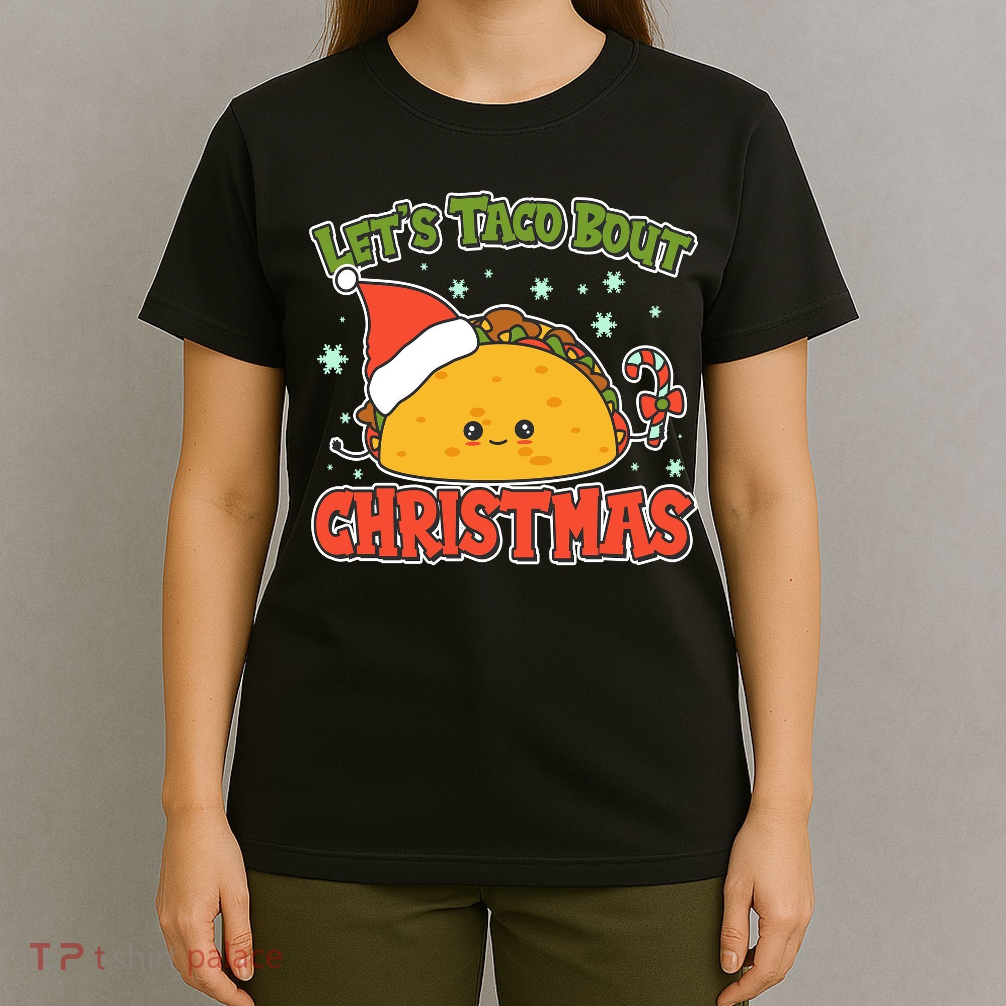 Let's Taco Bout Cute Funny Christmas T-Shirt