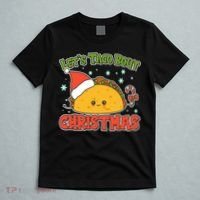 Let's Taco Bout Cute Funny Christmas T-Shirt thumb 5