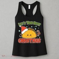 Let's Taco Bout Cute Funny Christmas Women's Tank Top thumb 3