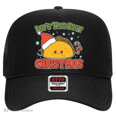 Let's Taco Bout Cute Funny Christmas Hat
