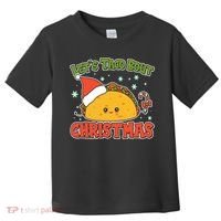 Let's Taco Bout Cute Funny Christmas Toddler T-Shirt thumb 0