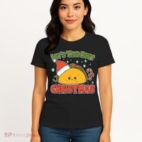 Let's Taco Bout Cute Funny Christmas Women's T-Shirt thumb 4