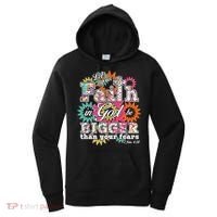 Let's Your Faith in God be Bigger Than You Fears 1 John 4:18 Women's Hoodie thumb 0