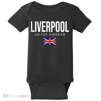 Liverpool England United Kingdom Baby Bodysuit