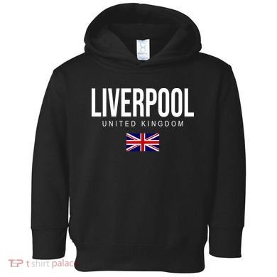 Liverpool England United Kingdom Toddler Hoodie