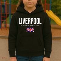 Liverpool England United Kingdom Kids Hoodie thumb 3