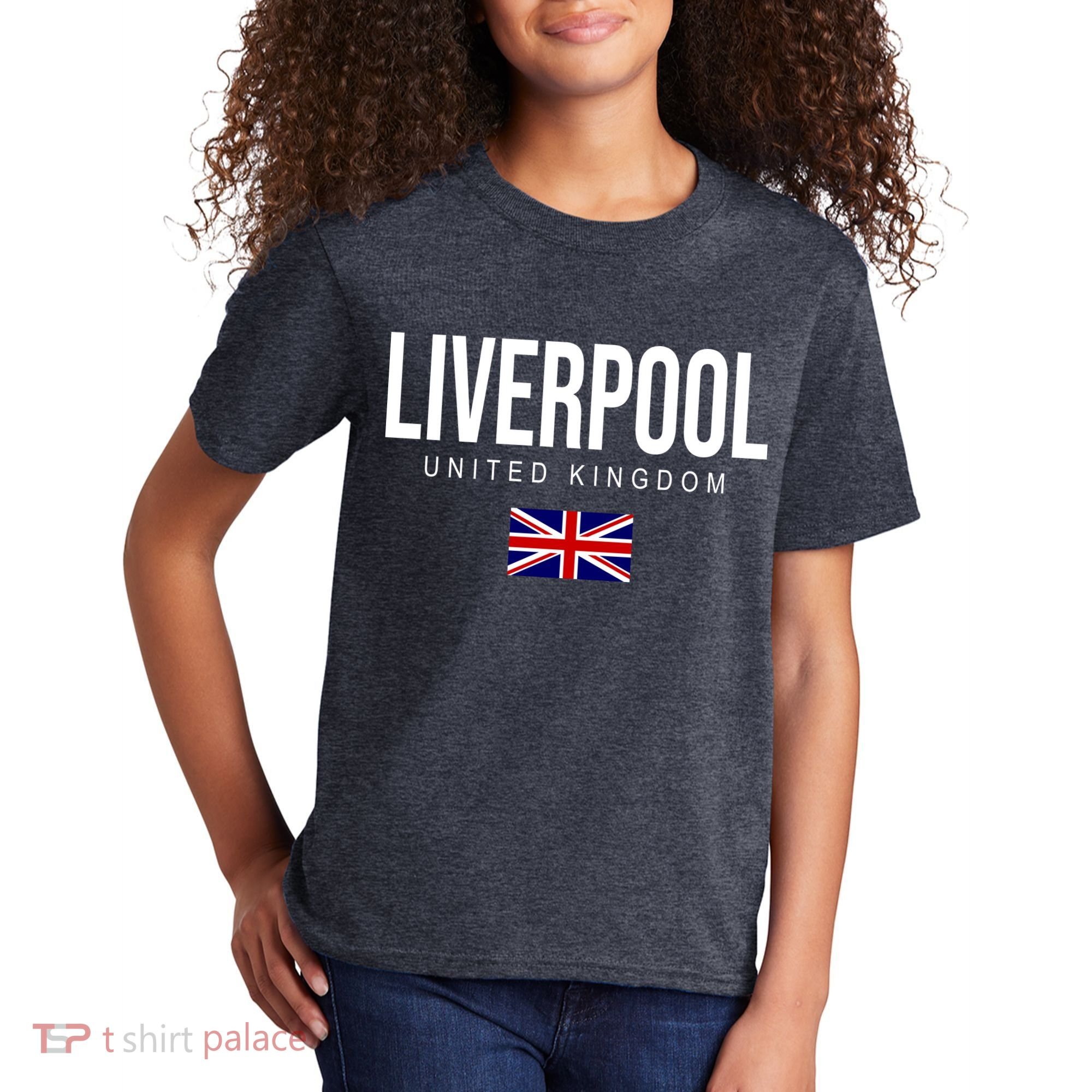 Liverpool England United Kingdom Kids T-Shirt