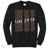 Line 'Em Up Retro Country's Slogan Sweatshirt thumb 0