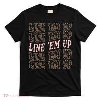 Line 'Em Up Retro Country's Slogan T-Shirt thumb 0