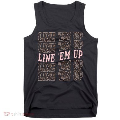 Line 'Em Up Retro Country's Slogan Tank Top