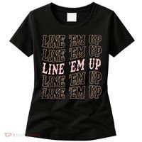 Line 'Em Up Retro Country's Slogan Women's T-Shirt thumb 0