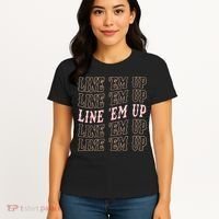 Line 'Em Up Retro Country's Slogan Women's T-Shirt thumb 4