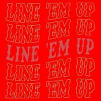Line 'Em Up Retro Country's Slogan Santa Hat thumb 1