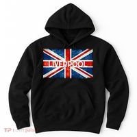 Liverpool England UK Flag . And Souvenir Hoodie thumb 0