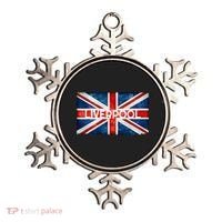 Liverpool England UK Flag . And Souvenir Ornament thumb 0