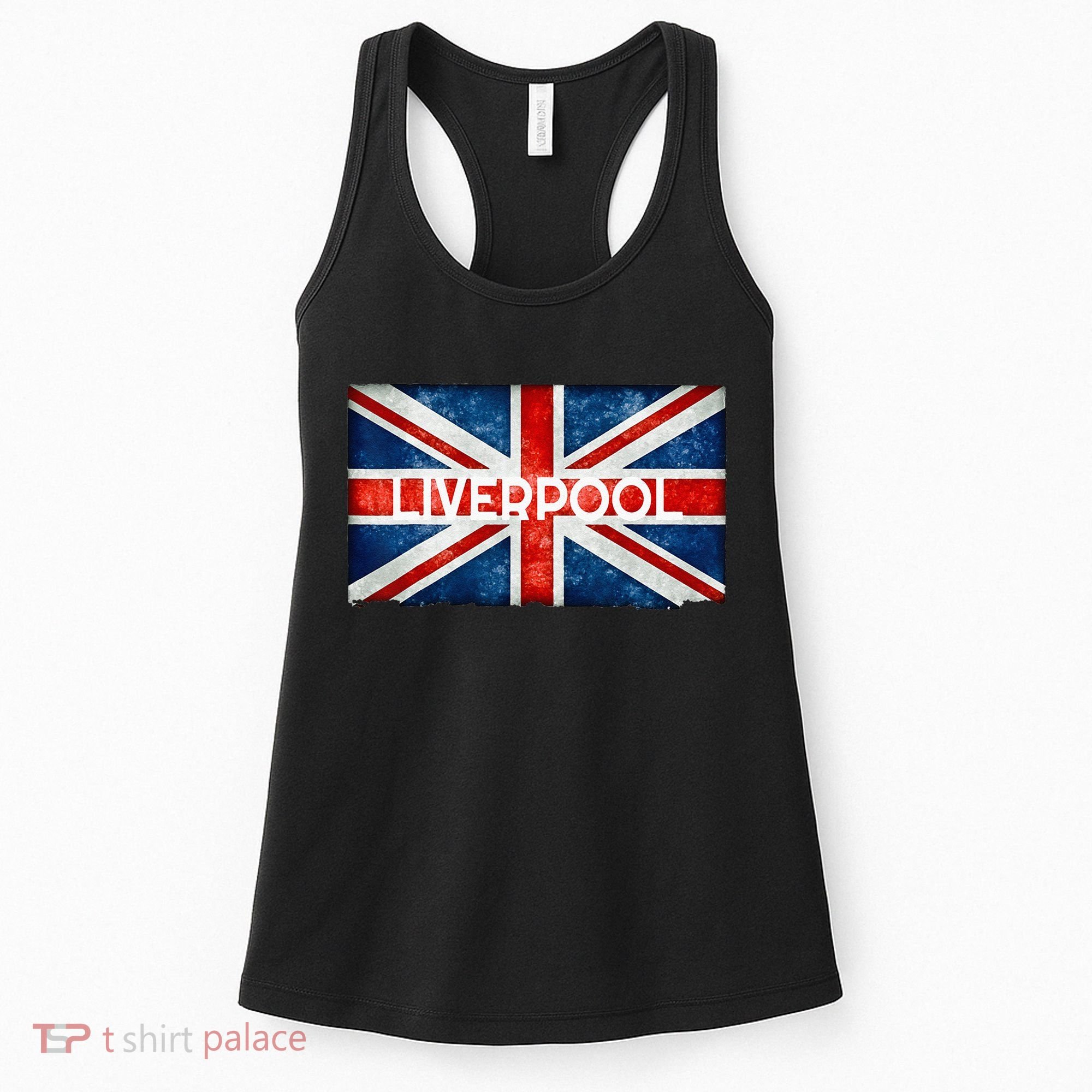 Liverpool England UK Flag . And Souvenir Women's Tank Top