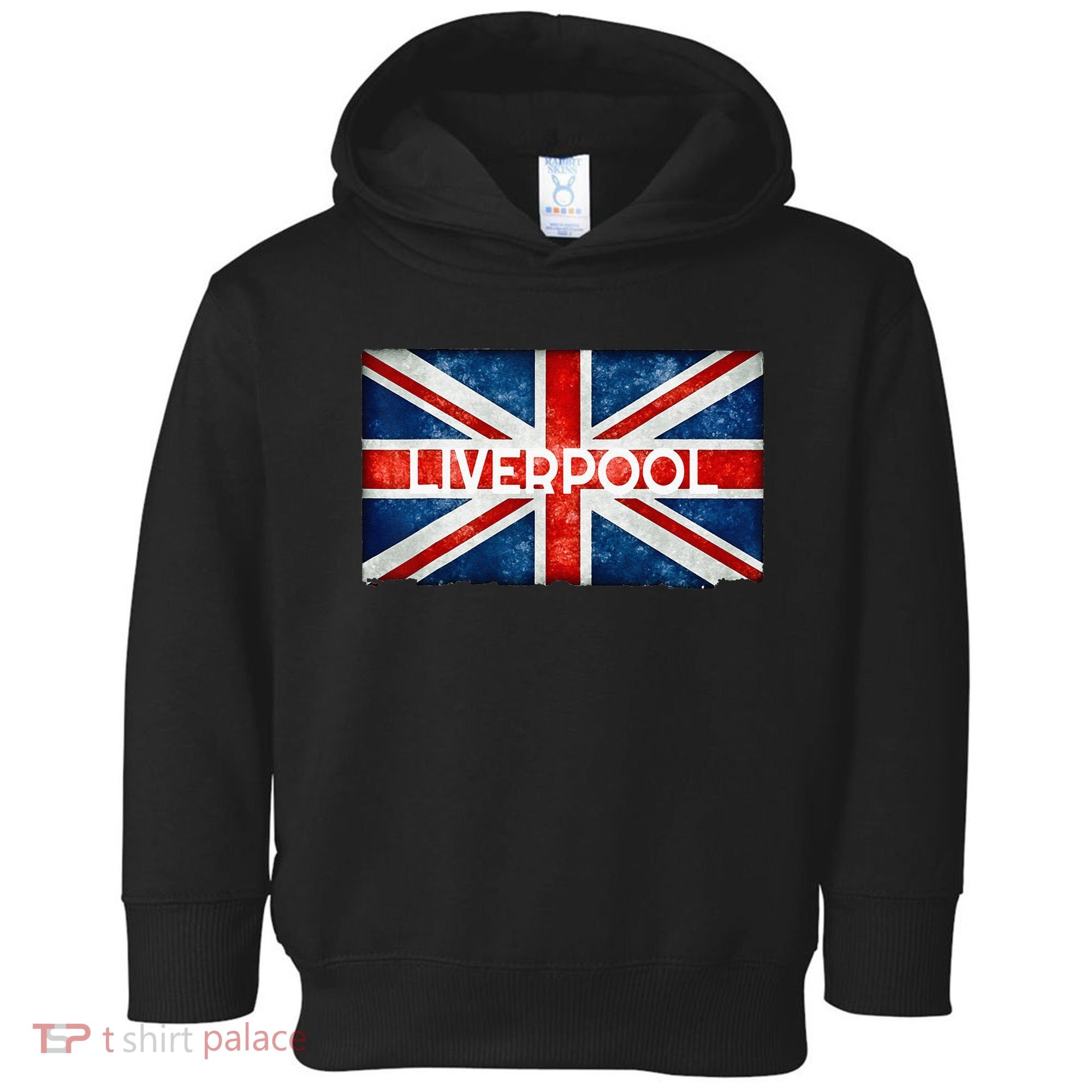 Liverpool England UK Flag . And Souvenir Toddler Hoodie