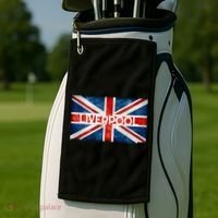 Liverpool England UK Flag . And Souvenir Golf Towel thumb 2