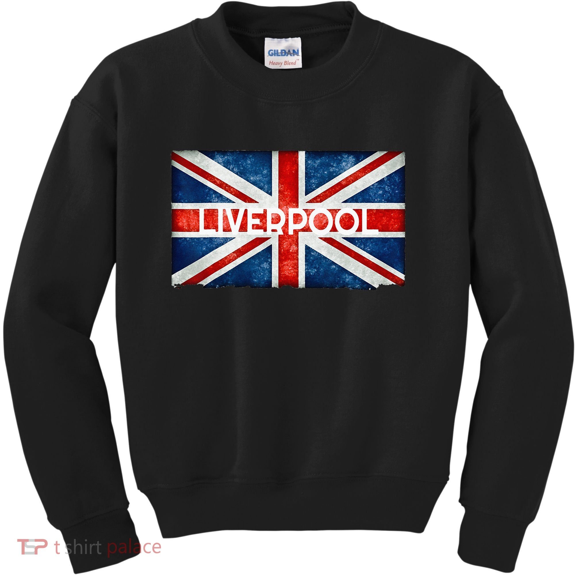 Liverpool England UK Flag . And Souvenir Kids Sweatshirt