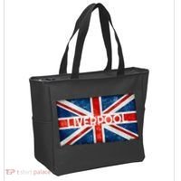 Liverpool England UK Flag . And Souvenir Tote Bag thumb 2