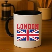 London England Union Jack United Kingdom British Flag Funny Gift Coffee Mug thumb 4