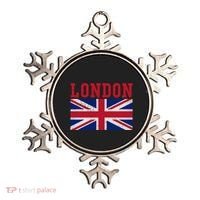 London England Union Jack United Kingdom British Flag Funny Gift Ornament thumb 0