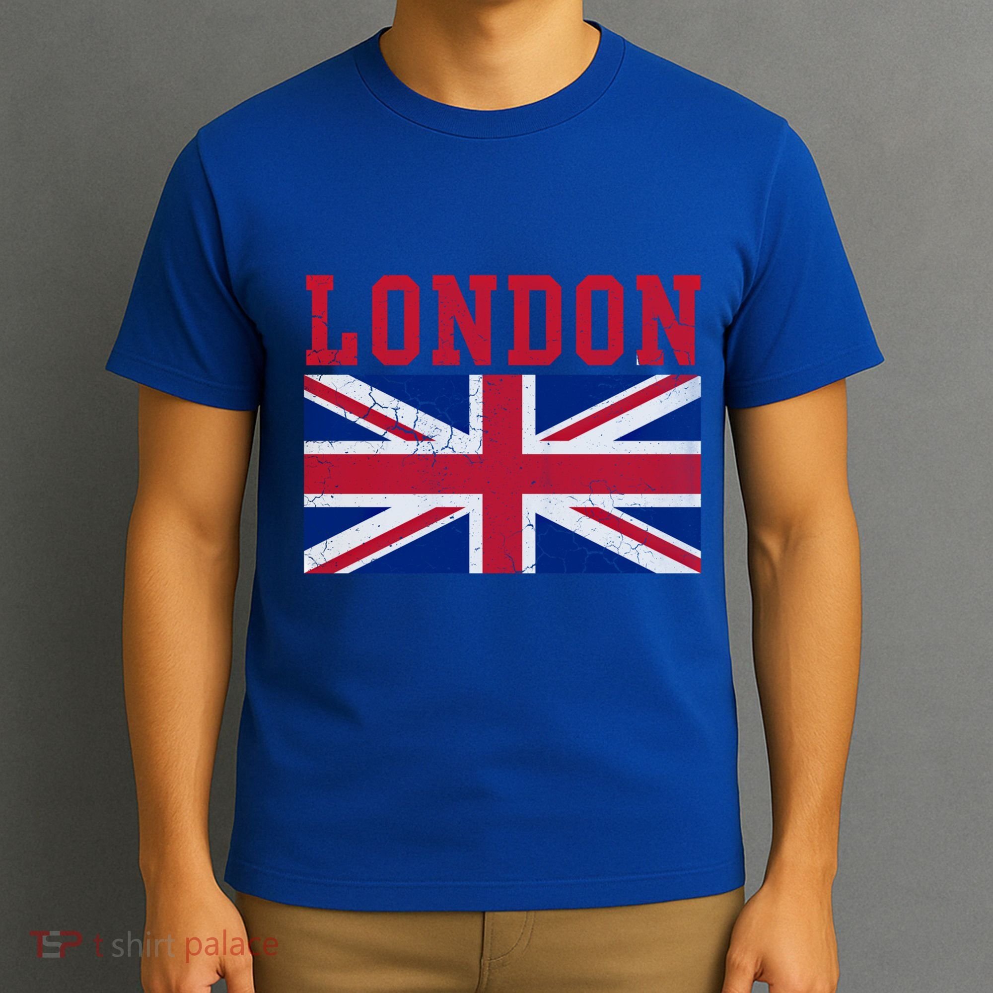 London England Union Jack United Kingdom British Flag Funny Gift T-Shirt
