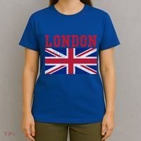 London England Union Jack United Kingdom British Flag Funny Gift T-Shirt thumb 4