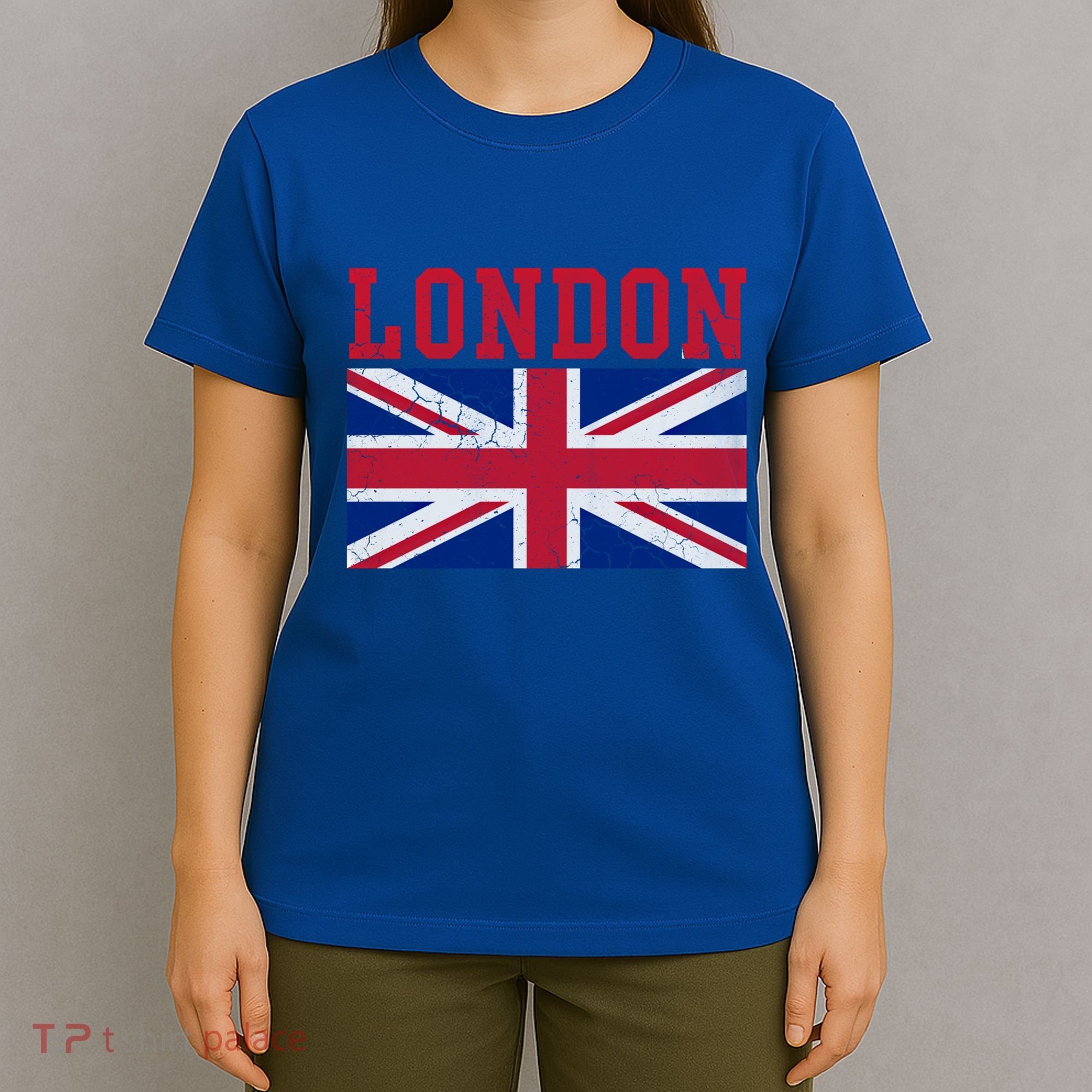 London England Union Jack United Kingdom British Flag Funny Gift T-Shirt
