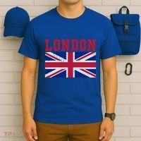 London England Union Jack United Kingdom British Flag Funny Gift T-Shirt thumb 6
