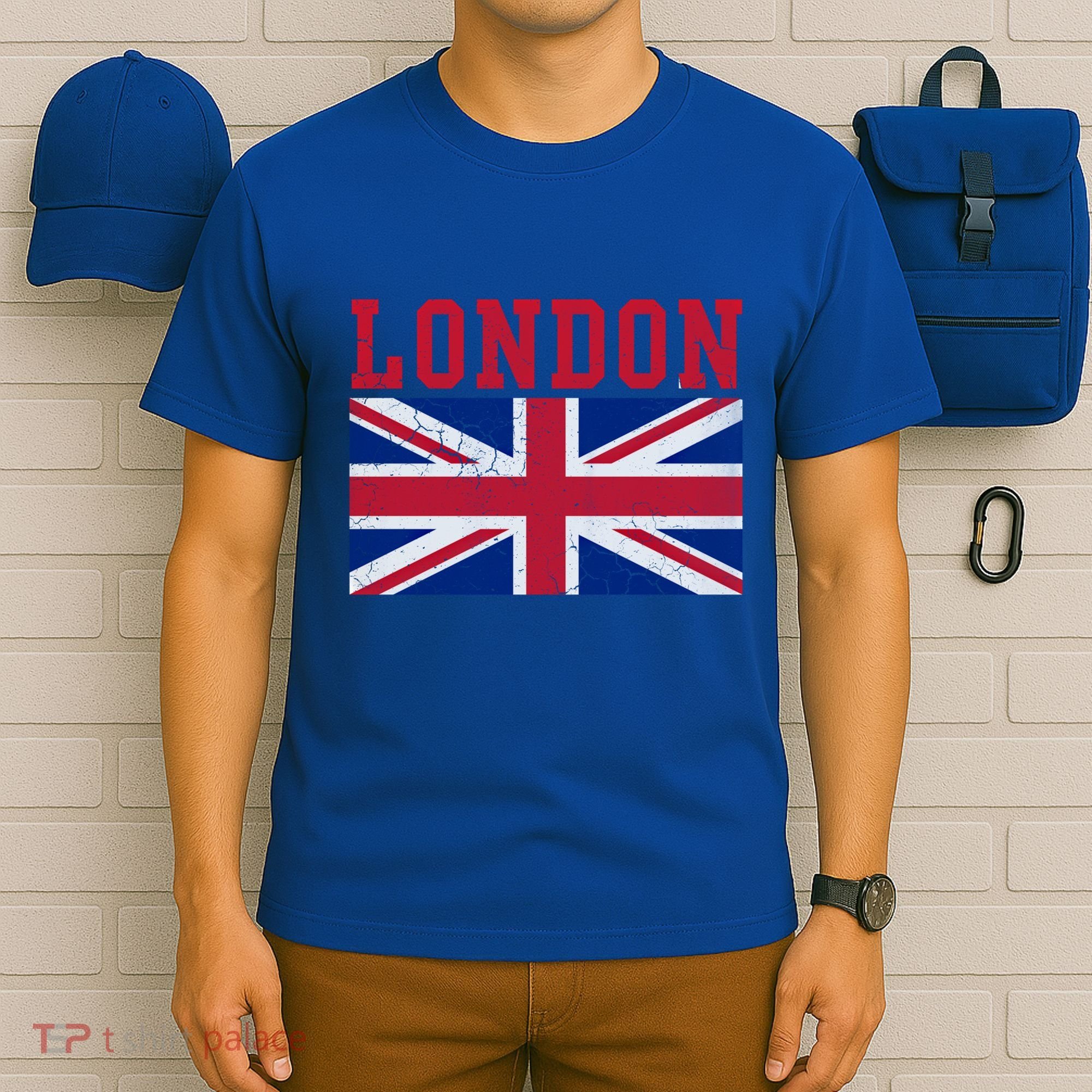 London England Union Jack United Kingdom British Flag Funny Gift T-Shirt