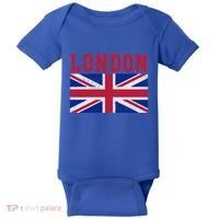 London England Union Jack United Kingdom British Flag Funny Gift Baby Bodysuit thumb 0