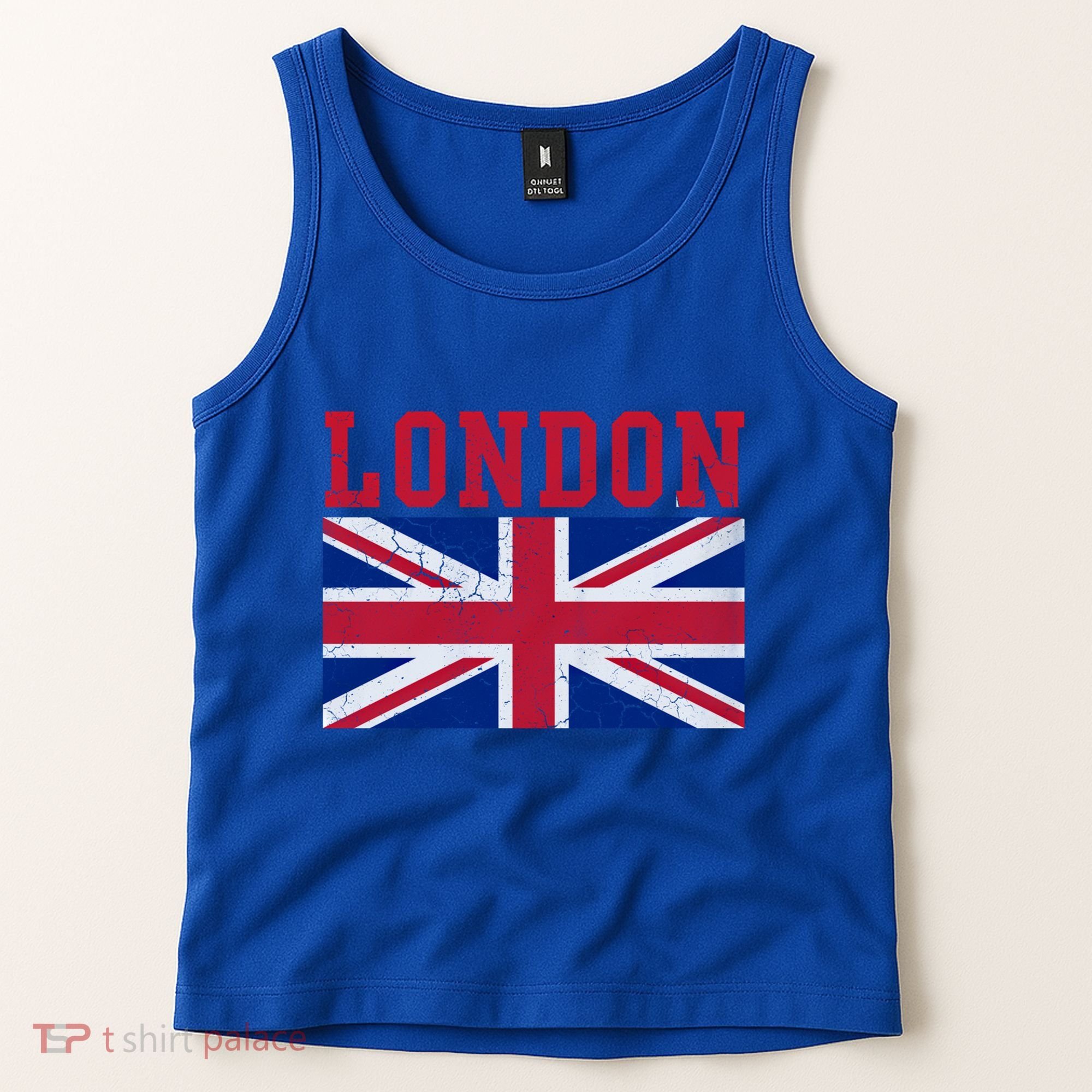 London England Union Jack United Kingdom British Flag Funny Gift Tank Top
