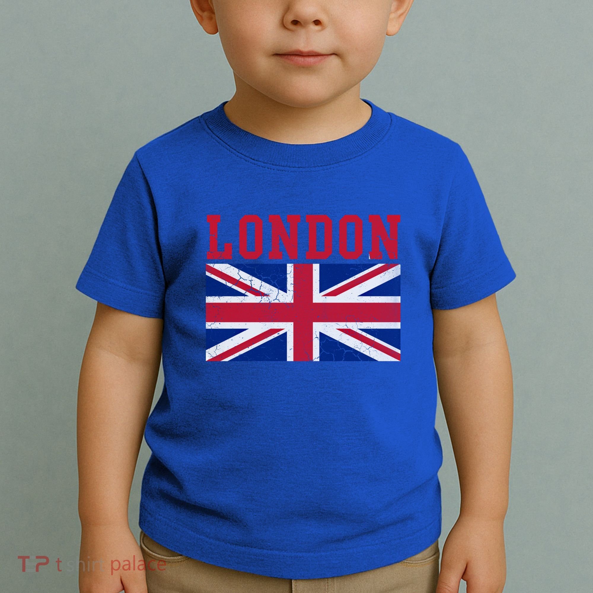 London England Union Jack United Kingdom British Flag Funny Gift Toddler T-Shirt