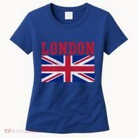 London England Union Jack United Kingdom British Flag Funny Gift Women's T-Shirt thumb 0